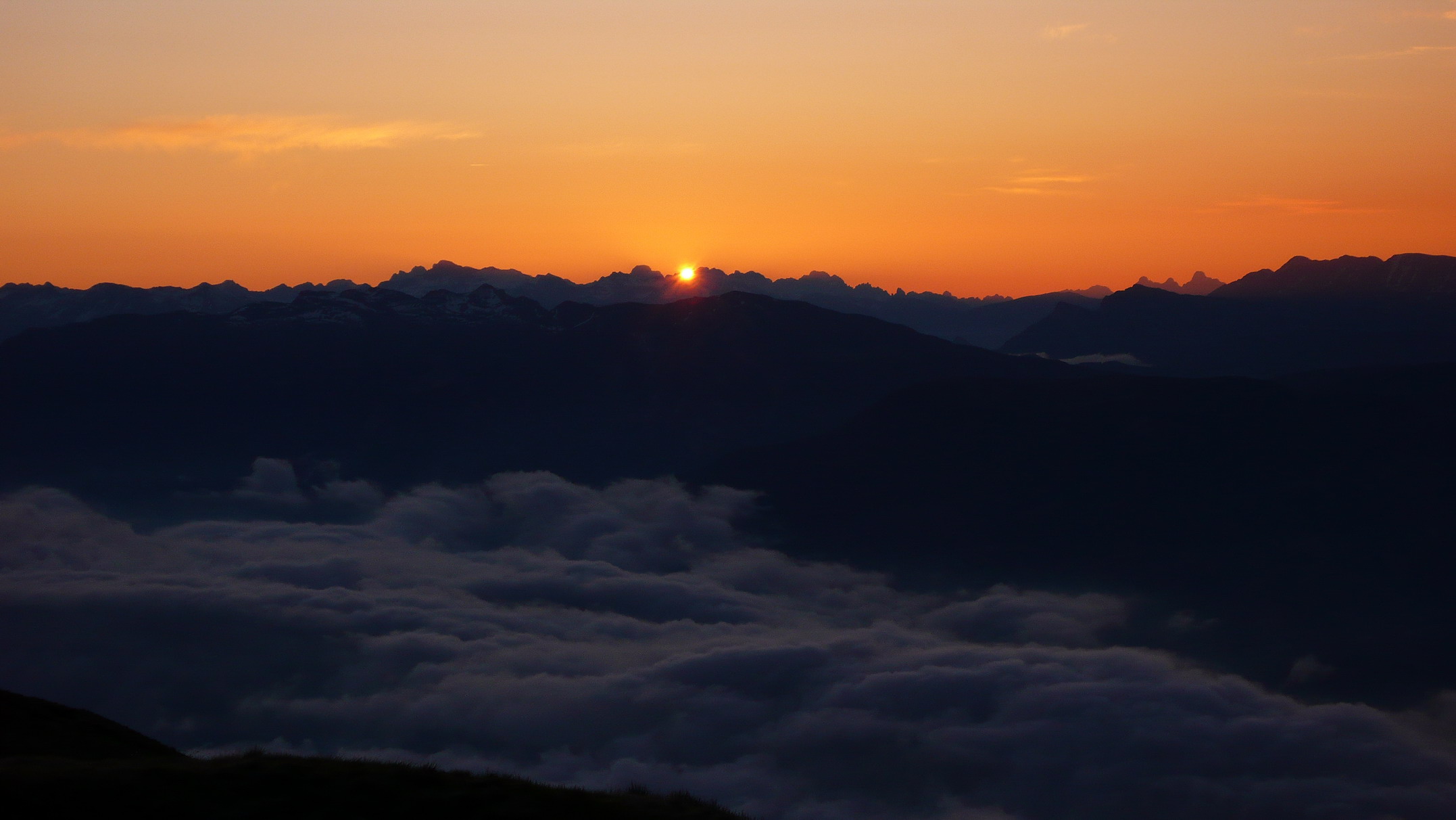 Il Monte Baldo visto dal Garda